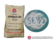 Elastomero termoplastico di stileno-etileno-butileno-stileno SEBS Nature White Powder